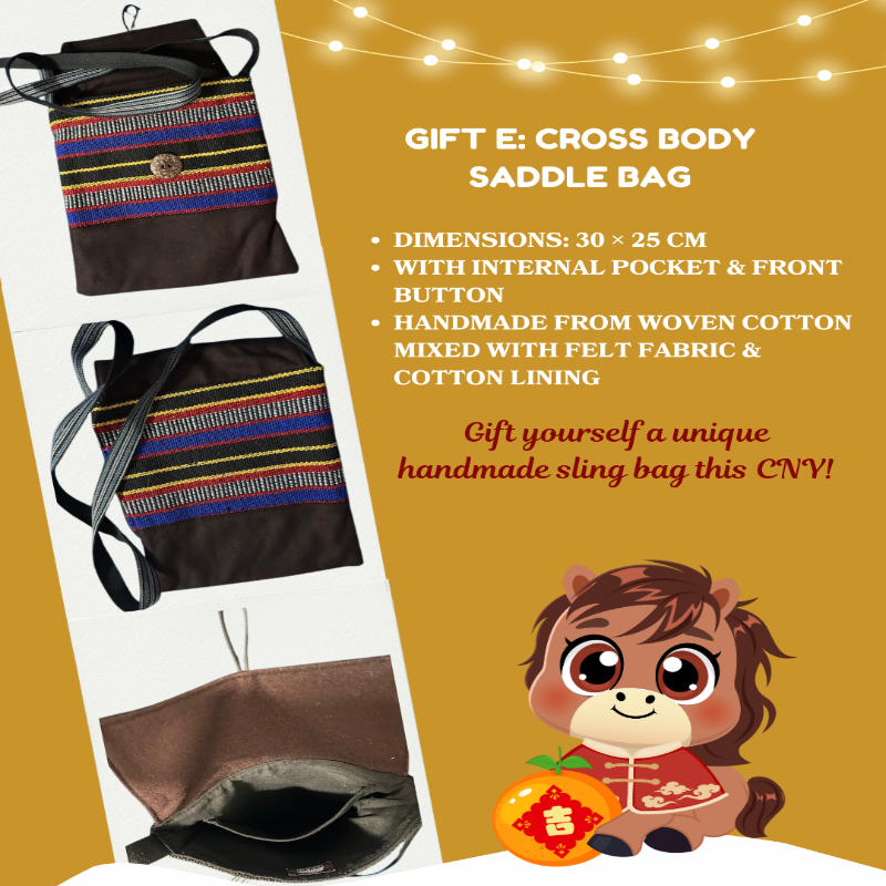 CNY Gift E: Crossbody Saddle Bag