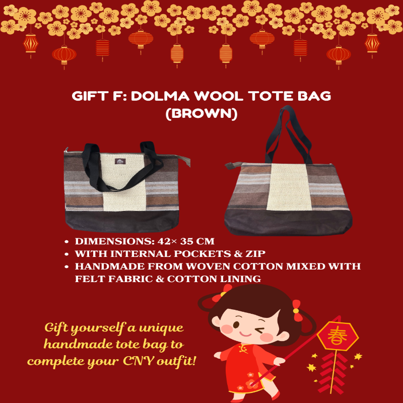 CNY Gift F: Dolma Wool Tote Bag